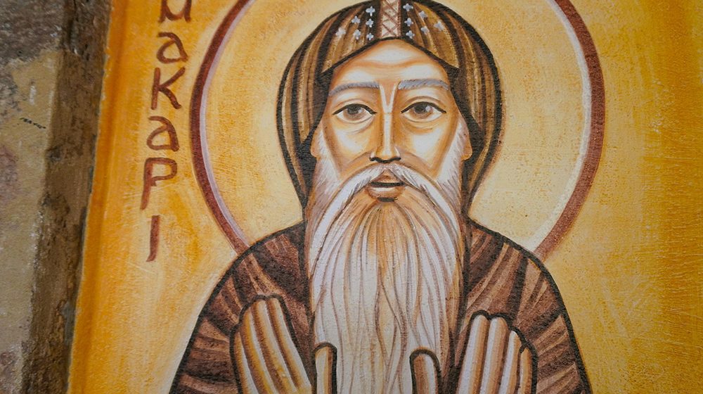 Koptisches Gemälde von einem Prediger